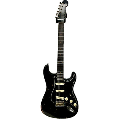 Fender Used Fender CUSTOM SHOP LIMITED DUAL MAG II STRATOCASTER Black Solid Body Electric Guitar