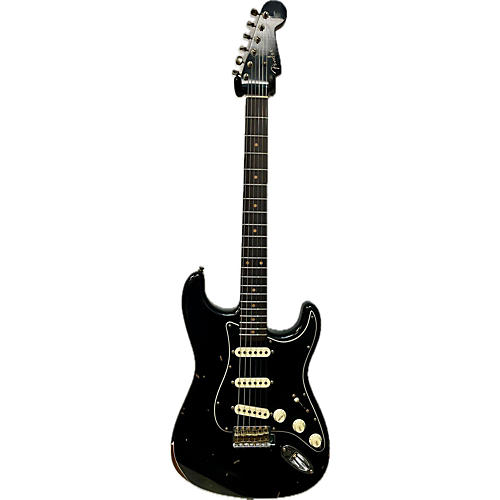 Fender Used Fender CUSTOM SHOP LIMITED DUAL MAG II STRATOCASTER Black Solid Body Electric Guitar Black