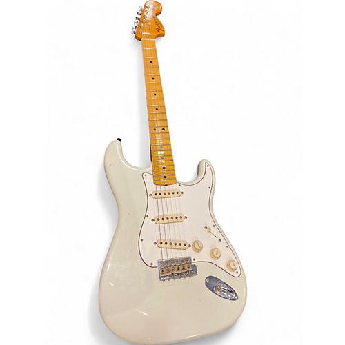 Fender Used Fender CUSTOM SHOP LTD 1969 STRATOCASTER JRN/CC Antique White Solid Body Electric Guitar Antique White