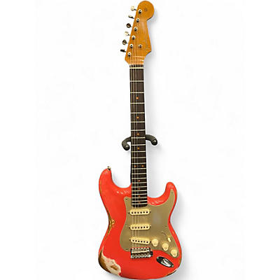 Used Fender CUSTOM SHOP LTD HVY RELIC 59 STRAT ROASTED RED Solid Body Electric Guitar