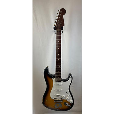 Fender Used Fender CUSTOM SHOP Masterbuilt 1956 STRATOCASTER 2 Tone Sunburst Solid Body Electric Guitar