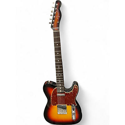 Used Fender CUSTOM SHOP TELECASTER 1963 JMAIN A3TSB 3 Color Sunburst Solid Body Electric Guitar