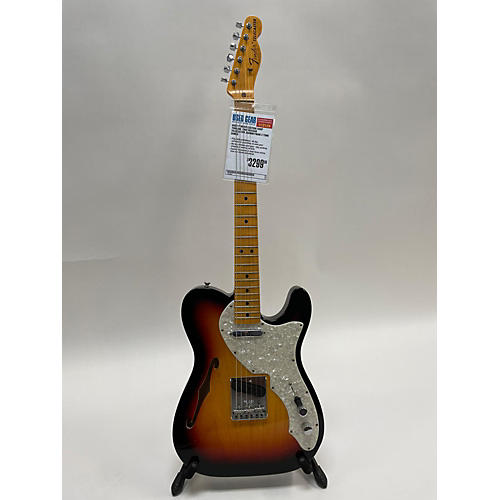 Fender Used Fender CUSTOM SHOP THINLINE 1969 REISSUE TELECASTER JOURNEYMAN 3 Tone Sunburst Hollow Body Electric Guitar 3 Tone Sunburst