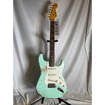 Fender Used Fender CUSTOM SHOP1959 Heavy Relic Stratocaster FADED/AGED/SURF GREEN Solid Body Electric Guitar