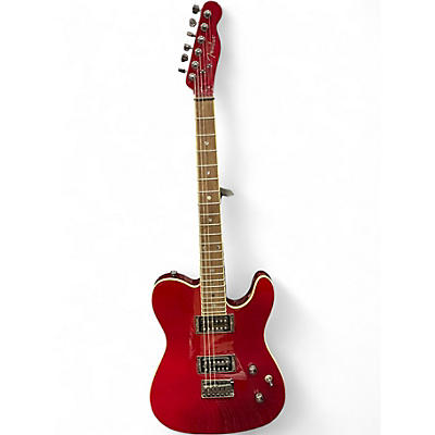 Used Fender CUSTOM TELE FMT RED Solid Body Electric Guitar