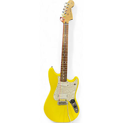 Used Fender CYCLONE Yellow Solid Body Electric Guitar