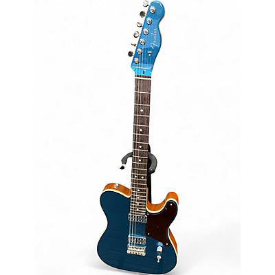 Used Fender Cabronita Telecaster Thinline Metallic Blue Hollow Body Electric Guitar
