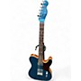 Used Fender Cabronita Telecaster Thinline Metallic Blue Hollow Body Electric Guitar Metallic Blue