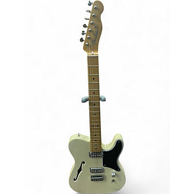 Used Fender Cabronita Telecaster Thinline White Blonde Hollow Body Electric Guitar