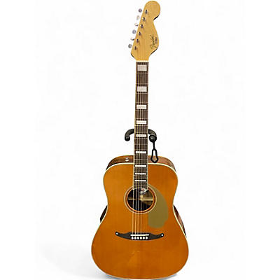 Used Fender California King Aged Natural Acoustic Electric Guitar
