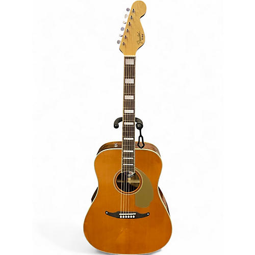 Used Fender California King Aged Natural Acoustic Electric Guitar Aged Natural