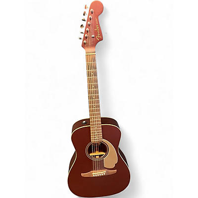 Used Fender California Malibu Player Natural Acoustic Electric Guitar