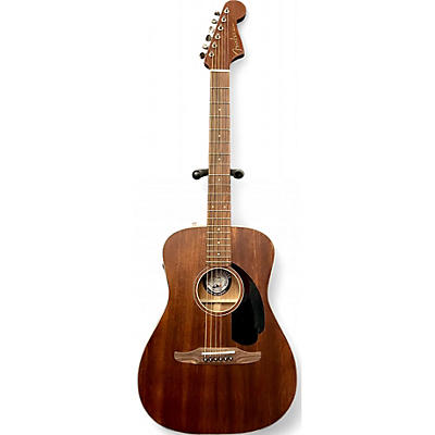Used Fender California Malibu Special Natural Acoustic Electric Guitar