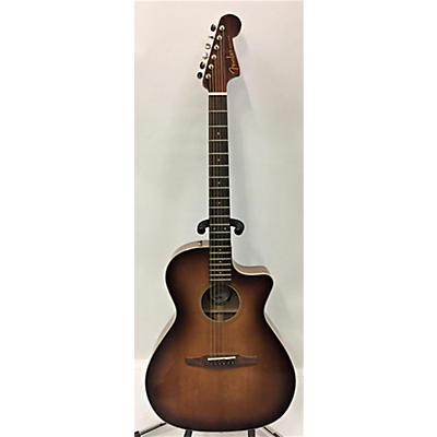 Fender Used Fender California Newporter Classic Aged Cognac Burst Acoustic Electric Guitar