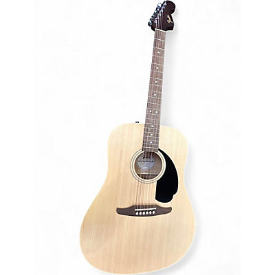 Used Fender California Redondo Natural Acoustic Guitar