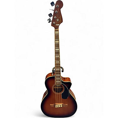 Used Fender California Series Kingsman 2 Color Sunburst Acoustic Bass Guitar