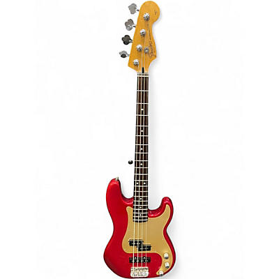 Used Fender California Series Precision Bass Special Red Electric Bass Guitar