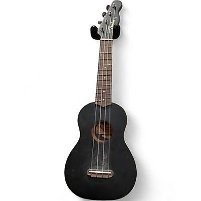 Used Fender California coast ukeelele Black Ukulele