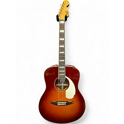 Used Fender California palomino vintage 2 Color Sunburst Acoustic Electric Guitar