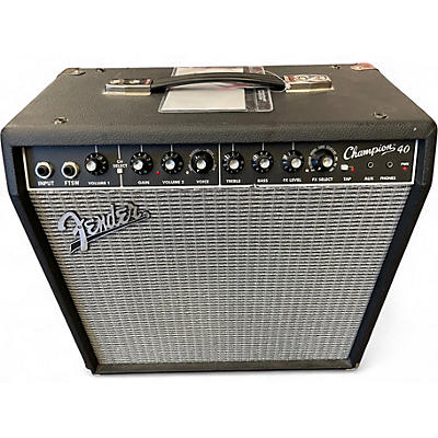 Used Fender Champion 40 Guitar Combo Amp