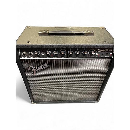 Used Fender Champion 40 Guitar Combo Amp