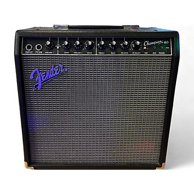 Used Fender Champion 40 Guitar Combo Amp