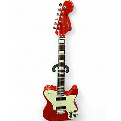 Used Fender Chris Shiflett Cleaver Telecaster Deluxe Rosewoo Dakota Red Solid Body Electric Guitar