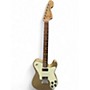 Used Fender Chris Shiflett Telecaster Deluxe GOLD Solid Body Electric Guitar GOLD