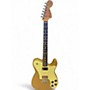 Used Fender Chris Shiflett Telecaster Deluxe Gold Solid Body Electric Guitar Gold