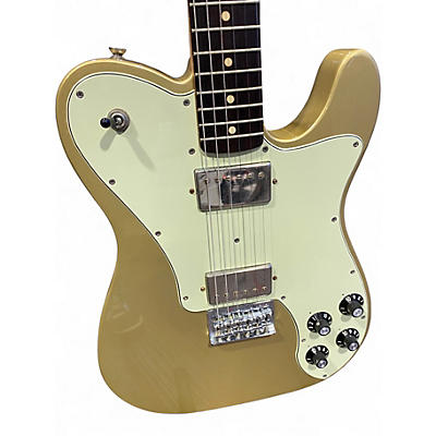 Used Fender Chris Shiflett Telecaster Deluxe Gold Solid Body Electric Guitar