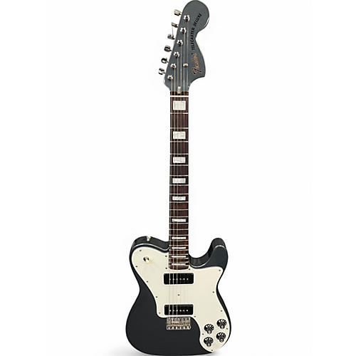 Used Fender Chris Shiflett Telecaster Deluxe Grey Solid Body Electric Guitar Grey