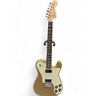 Fender Used Fender Chris Shiflett Telecaster Deluxe Shoreline Gold Solid Body Electric Guitar