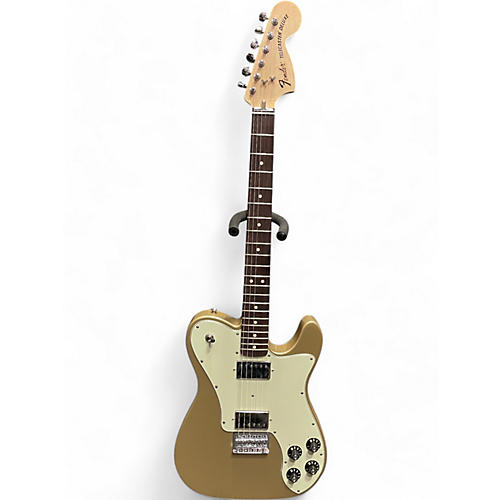 Fender Used Fender Chris Shiflett Telecaster Deluxe Shoreline Gold Solid Body Electric Guitar Shoreline Gold