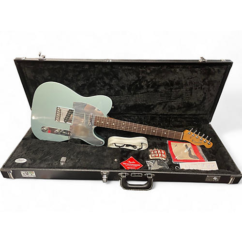 Used Fender Chrissie Hynde Signature Telecaster Ice Blue Metallic Solid Body Electric Guitar Ice Blue Metallic