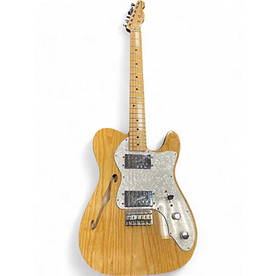 Used Fender Clasic Series Thinline Tele Natural Hollow Body Electric Guitar