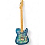 Used Fender Classic 69 Telecaster Blue Flower Solid Body Electric Guitar Blue Flower