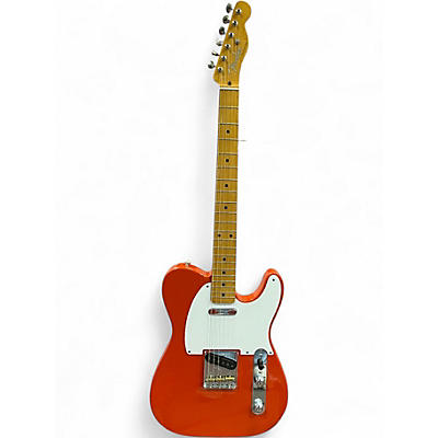 Used Fender Classic Player Baja Telecaster Fiesta Red Solid Body Electric Guitar