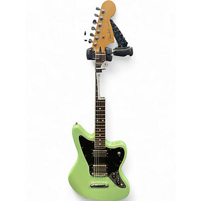 Used Fender Classic Player Jaguar Special HH green Solid Body Electric Guitar