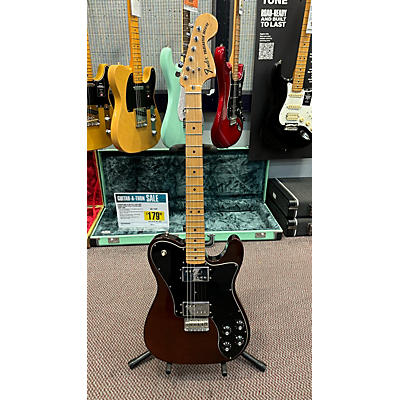 Used Fender Classic Player Telecaster Deluxe Brown Solid Body Electric Guitar