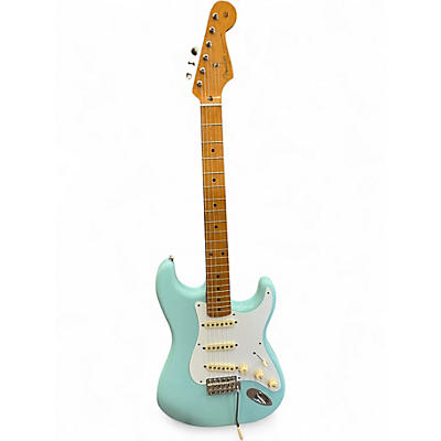 Used Fender Classic Series '50s Stratocaster Daphne Blue Solid Body Electric Guitar