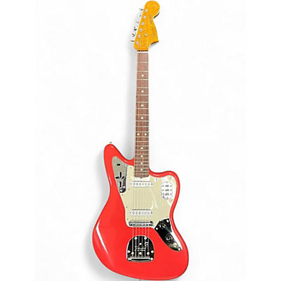 Used Fender Classic Series ’60s Jaguar Lacquer Fiesta Red Solid Body Electric Guitar