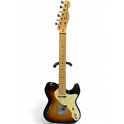 Used Fender Classic Series '69 Telecaster Thinline 3 Color Sunburst Hollow Body Electric Guitar