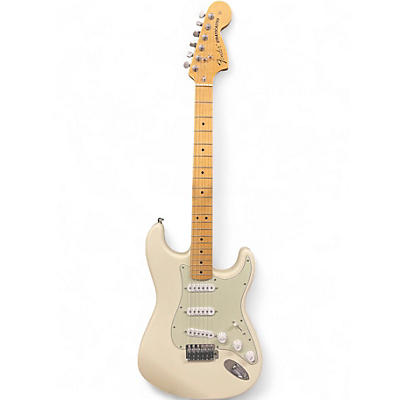 Used Fender Classic Series '70s Stratocaster Olympic White Solid Body Electric Guitar