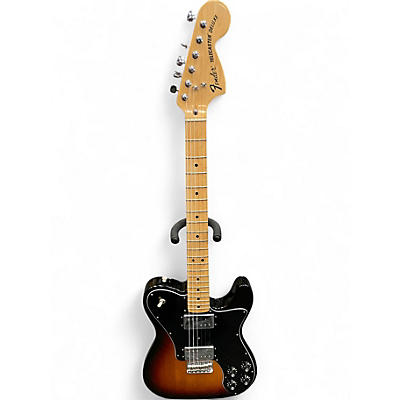 Used Fender Classic Series '72 Telecaster Deluxe 3 Tone Sunburst Solid Body Electric Guitar