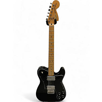 Fender Used Fender Classic Series '72 Telecaster Deluxe Black Solid Body Electric Guitar