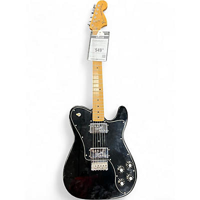 Used Fender Classic Series '72 Telecaster Deluxe Black and White Solid Body Electric Guitar
