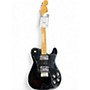 Used Fender Classic Series '72 Telecaster Deluxe Black and White Solid Body Electric Guitar Black and White