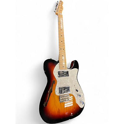 Used Fender Classic Series '72 Telecaster Thinline 2 Tone Sunburst Hollow Body Electric Guitar