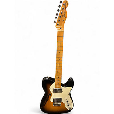 Used Fender Classic Series '72 Telecaster Thinline 2 Tone Sunburst Hollow Body Electric Guitar