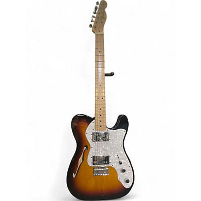 Fender Used Fender Classic Series '72 Telecaster Thinline Sunburst Hollow Body Electric Guitar